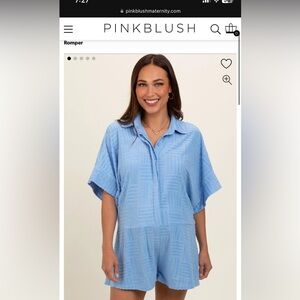 Terry romper maternity